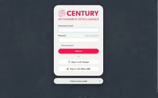 The Century Bar website