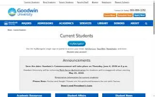 Goodwin Chiropractic LLC website