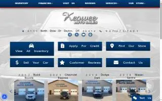 Keowee Auto Sales website