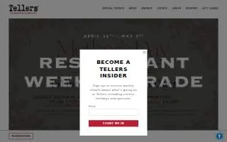 Tellers website