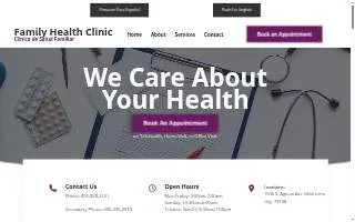 Family Health Clinic of Oklahoma City website