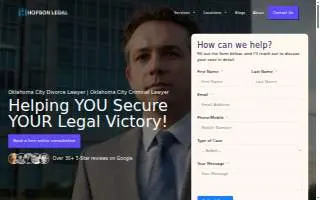Oklahoma City Divorce Lawyer | Hopson Legal LLC website