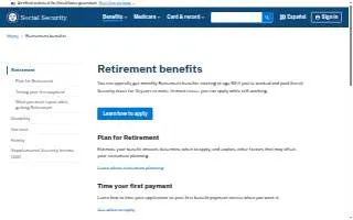 Retirement Advisors of Arkansas website