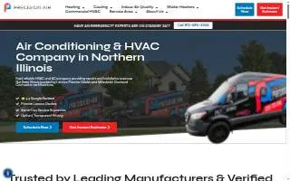 PrecisionAir Oklahoma City HVAC Repair website