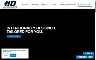High Definition Lawn and Landscape website