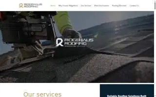 Ridgehaus Roofing website