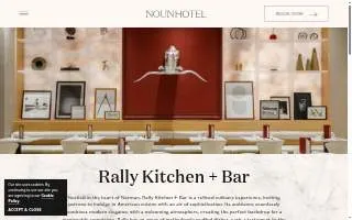 Rally Kitchen + Bar website