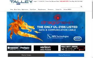 Talley Electric website