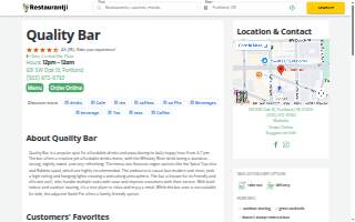 Quality Bar