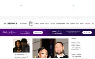 Essence Hair Studio website