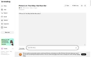 Pintxo's In The Alley: Bull Run Bar