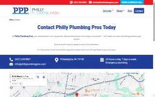 Philly Plumbing Pros website