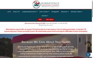 Dorneyville Dental website