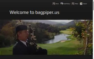 Bagpiper's Pub website
