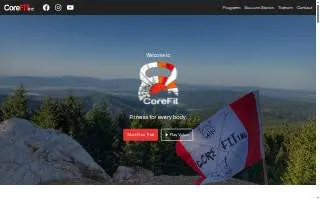 CoreFit Chiropractic website