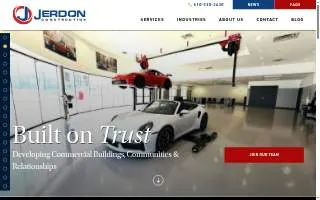 Jerdon Construction website