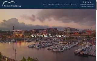Modern Dental Group website