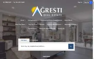 Agresti Real Estate website