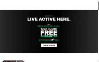 Erie Fitness NOW website