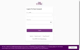 UPMC Primary Care West website