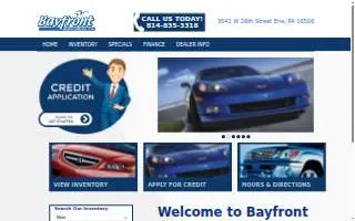 Bayfront Automotive website