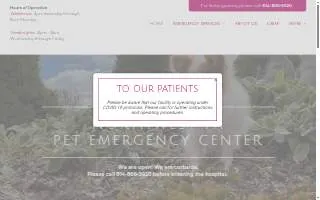 Northwest PA Pet Emergency Center website