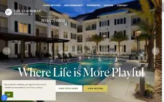 The Claiborne at Brickyard Crossing website