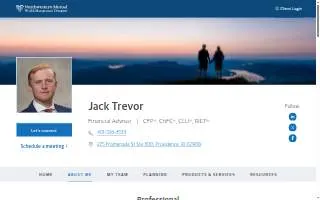 Northwestern Mutual - Financial Advisor: Jack Trevor, CFP ChFC CLU RICP website