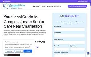 Assisted Living Locators of Charleston website