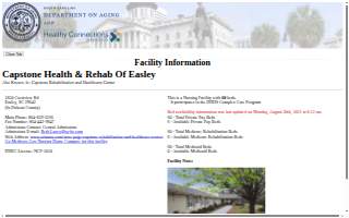 Capstone Rehabilitation and Healthcare Center