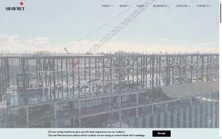 Shawmut Design and Construction of Boston website