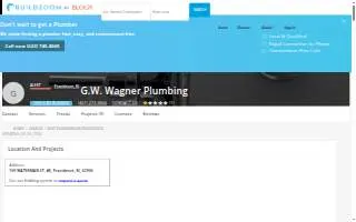 G.W.Wagner Plumbing,LLC of Providence website
