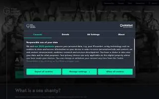 The Shanty website