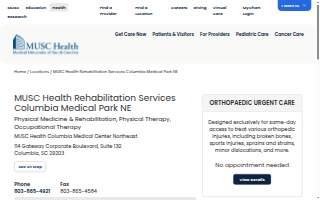 MUSC Health Rehabilitation Services Columbia Medical Park NE
