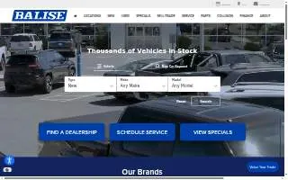 Balise Toyota of Warwick website
