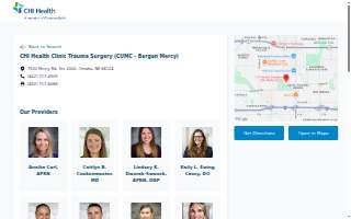 CHI Health Clinic Trauma Surgery (CUMC - Bergan Mercy)
