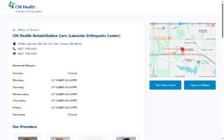 CHI Health Rehabilitation Care (Lakeside Orthopedic Center)