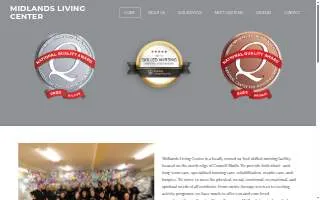 Midlands Living Center website