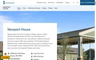 Immanuel: Newport House website