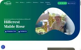 Hillcrest Mable Rose website