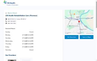 CHI Health Rehabilitation Care (Florence)