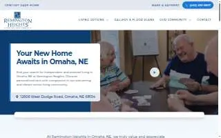 Remington Heights Retirement Community website