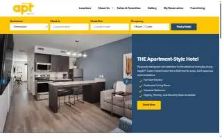 stayAPT Suites Tallahassee-Capitol website