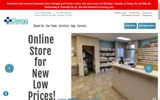 Gregg Animal Hospital website
