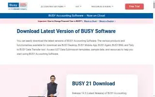 Busy Body website