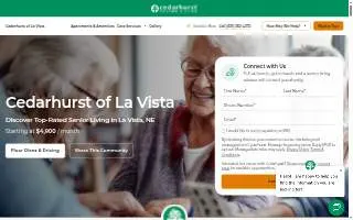 Cedarhurst Senior Living of La Vista website