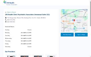 CHI Health Clinic Psychiatric Associates (Immanuel Suite 311)