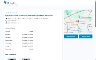 CHI Health Clinic Psychiatric Associates (Immanuel Suite 308)