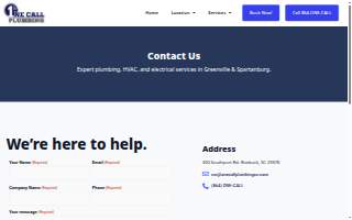 One Call Plumbing
