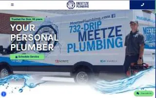 Meetze Plumbing of Columbia website